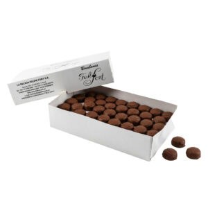 Caja de bombones rellenos de mousse
