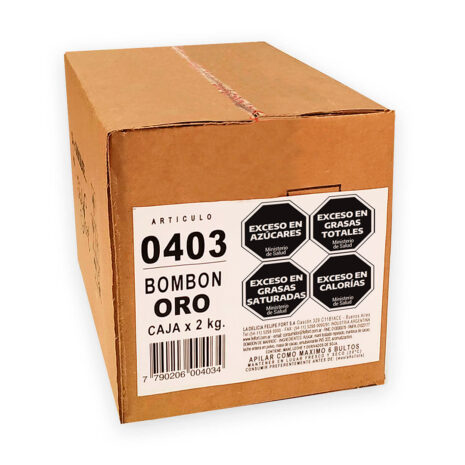 1_0403 Caja de Bombón Oro Granel por kilo